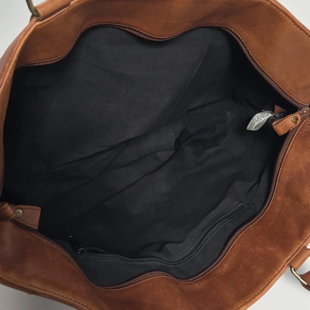 Eddie Bauer Leather Tote Bag